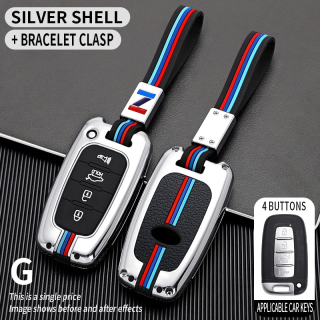 Ốp chìa khóa ô tô cho hyundai ix35 elantra sonata 8 9 cho kia sportage k5 k2 sorento optima forte 2015 2016 2013 2014 2012 2011 vỏ bọc