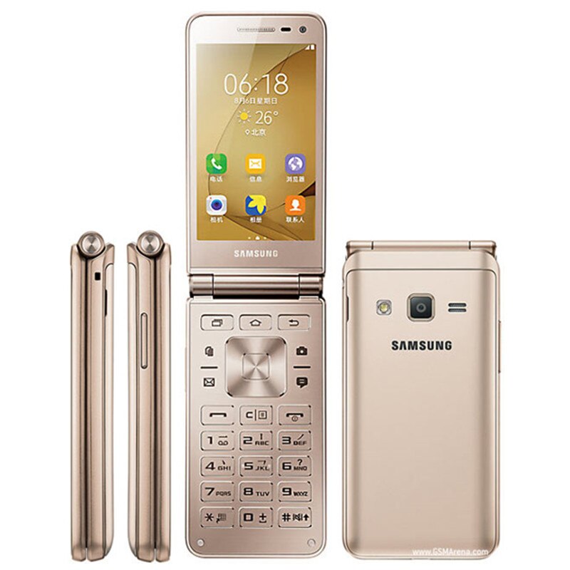 Samsung Galaxy Folder2 G1650 Original Unlocked Dual SIM 1950 mAh Wi-Fi 8MP 3.8Inches 4G Cellphone ราคา 4,332 บาท*ส่งฟรี