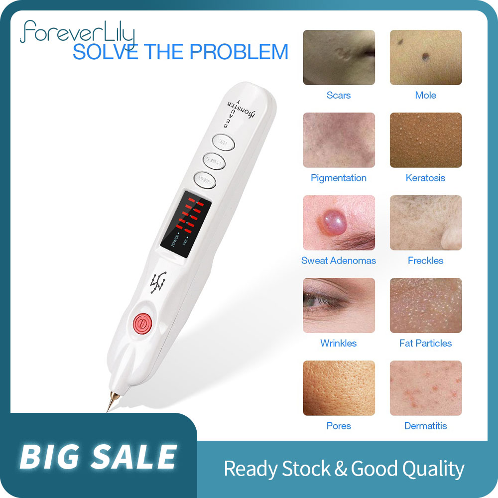 foreverlily Máy Loại Bỏ Nốt Ruồi Nếp Nhăn Tàn Nhang Chuyên Nghiệp & Hai Mí Mắt, Sẹo Đốm Đen Mụn Cóc Bút Ion Loại Bỏ T Atoo