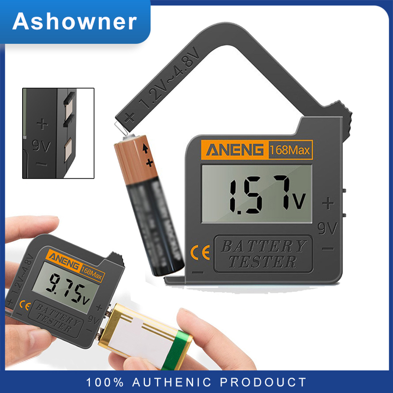 Máy kiểm tra dung lượng pin lithium kỹ thuật số 168max máy phân tích tải rô kiểm tra phổ biến kiểm tra hiển thị công cụ chẩn đoán dung lượng tế bào nút aaa aa