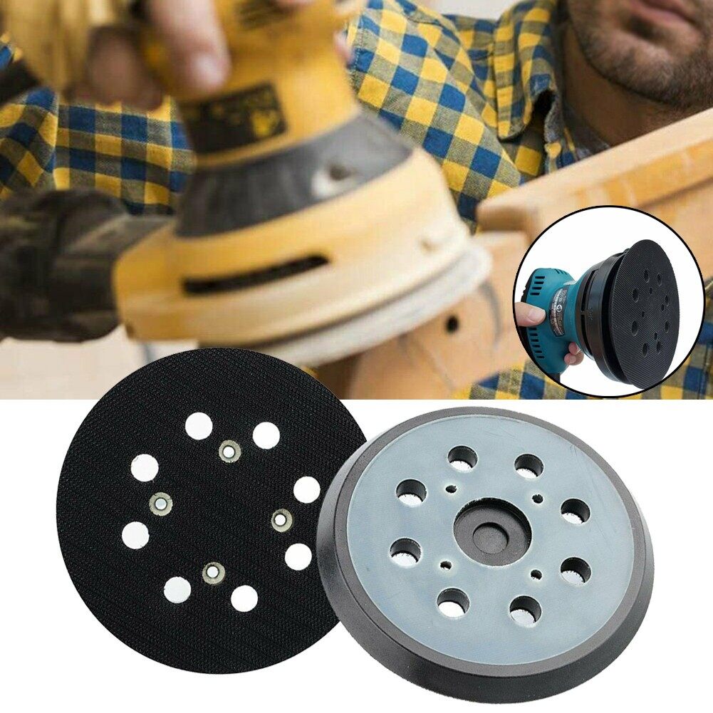 Tấm Chà Nhám Cho Makita 125Mm Tấm Chà Nhám Quỹ Đạo Miếng Dán Đánh Bóng