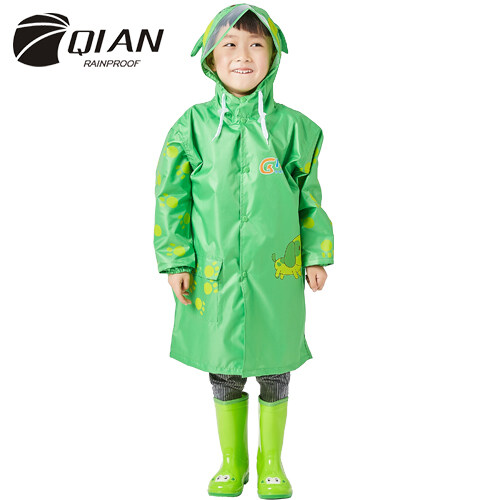 3-10ปีแฟชั่นกันน้ำเด็กเด็กผู้ชายเด็กผู้หญิงเสื้อกันฝนฝนปอนโชการ์ตูน Rain Gear เสื้อกันฝนสำหรับเด็กชุด