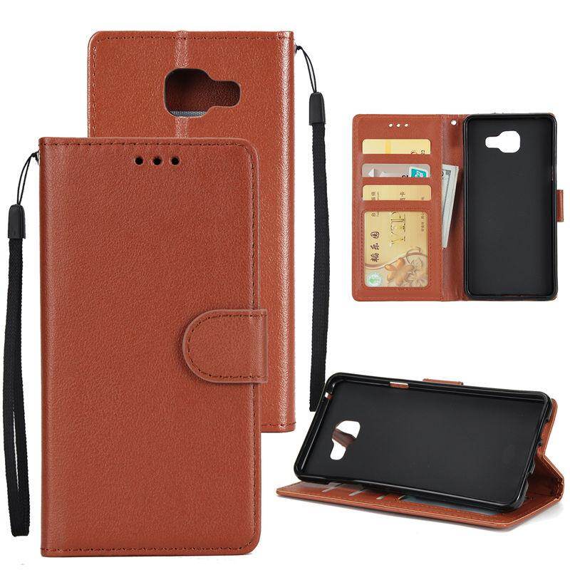 Ốp Da PU Sang Trọng Nhẹ Cho Samsung Galaxy A7 2016 A710F Ốp Lưng TPU Có Ngăn Đựng Thẻ Bên Trong 5.5 Inch Ốp Lật