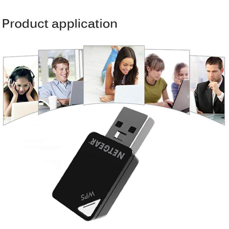 ?Palm life?2. 4G/5G WLAN Dongle สำหรับ NETGEAR A6100 MINI Dual Band ยูเอสบีไวไฟไร้สาย-AC 433Mbps AC600 USB พอร์ต Wi-Fi WPS การ์ดเครือข่ายแลน