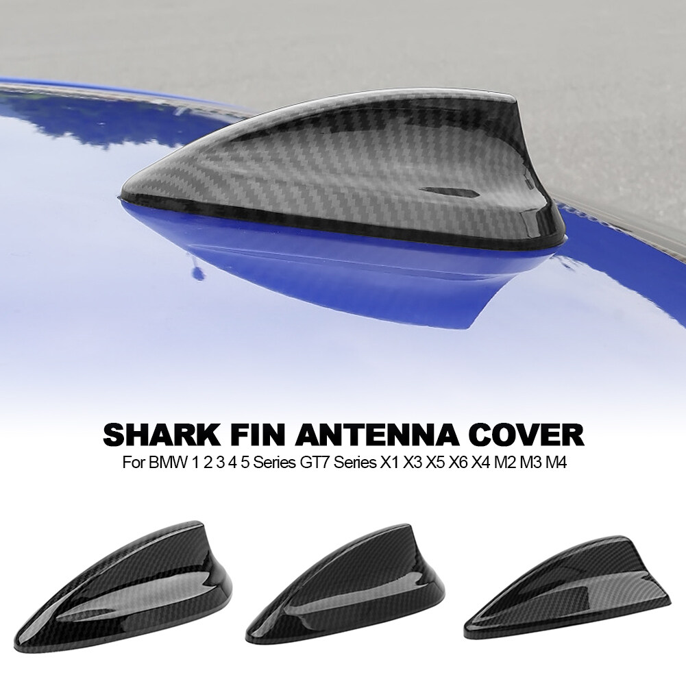 JaneDream Carbon Fiber Antenna Cover Real Shark Fin For BMW 1 2 3 4 5