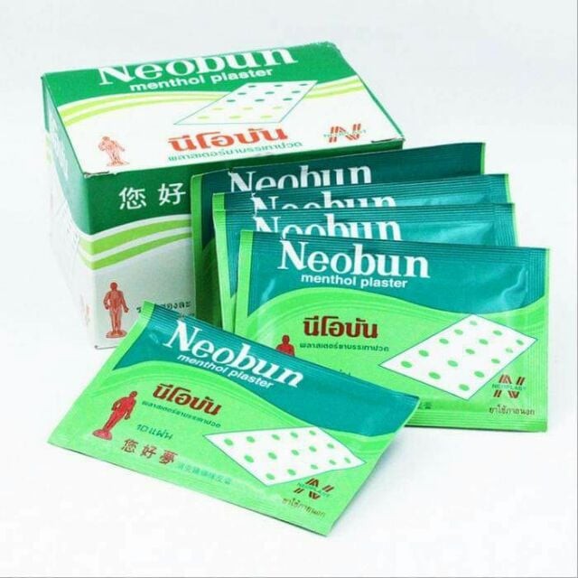 1Gói Cao Dán Giảm Đau Neobun Menthol Plaster