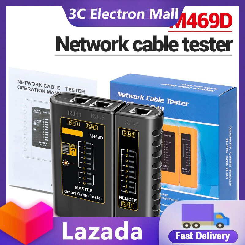 Aneng Máy Kiểm Tra Cáp Mạng Đa Năng Rj45 Rj11 Máy Dò Đơn Phương Đầu Pha Lê Dụng Cụ Kiểm Tra Dây Điện Thoại