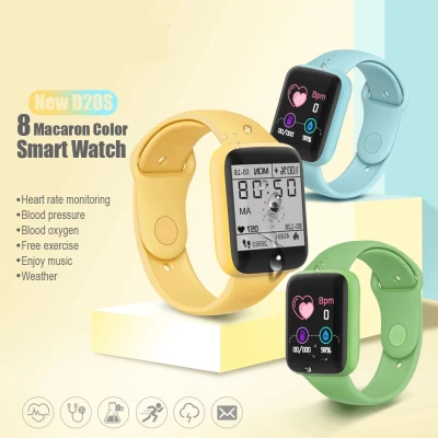 D20 Pro Smart Watch Y68 Bluetooth Fitness Tracker Sports Waterproof Watch Men Women Heart Rate Monitor Blood Pressure Smart Bracelet for Android IOS (7)