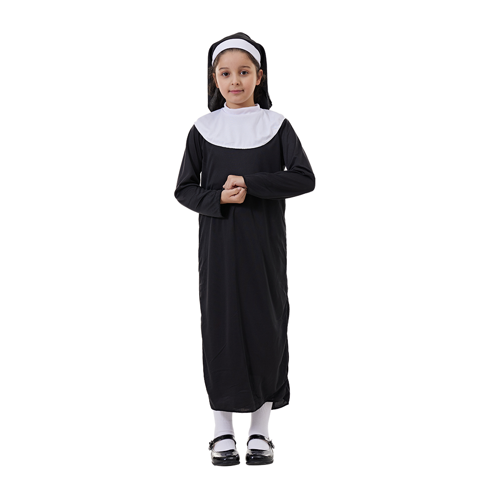 Nun Costume For Kids Girl Dress Catholic Sister Robe Jamaica