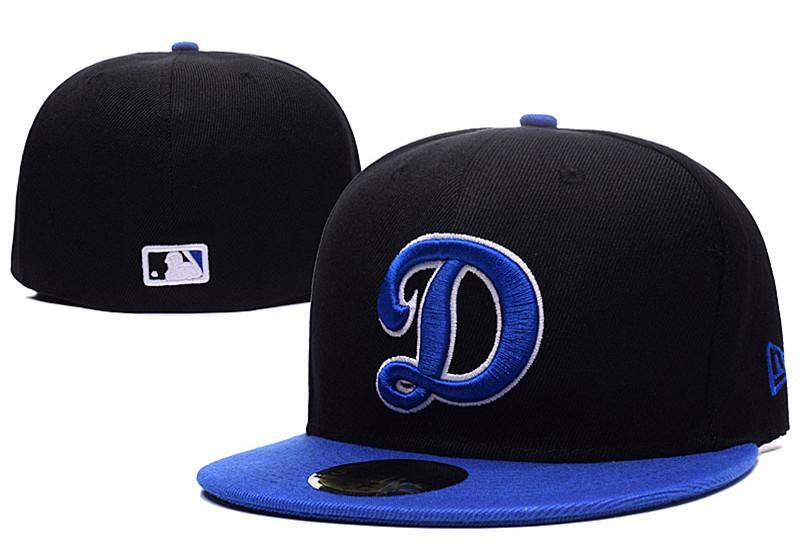 【 Quality】MLB ดอดเจอร์ลอสแอนเจลิสของ Anaheim หมวกตั้งเบสบอล Caps ผู้ชายผู้หญิงสบายๆขนาดหมวกกีฬากลางแจ้งติดตั้งหมวก Full Close HipHop คนรัก