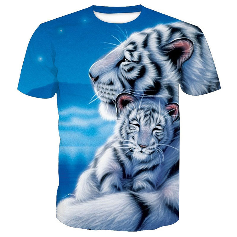 Áo Nam Vui Nhộn Áo Thun In 3D Áo Thun Ngắn Tay Thường Ngày