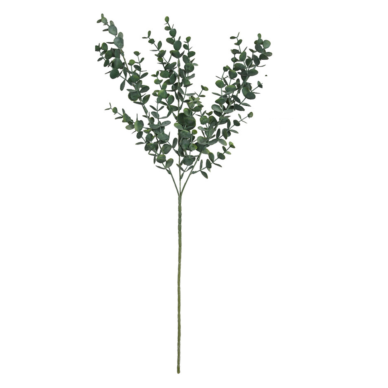 Sanwood® 1 Bouquet Fake Stem Fresh-keeping Realistic Plastic Decorative Simulation Eucalyptus Stems Household Supplies 1 Bouquet Stylish