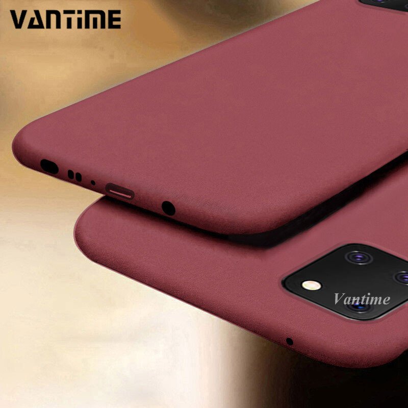 Ốp Lưng Vantime Cho Samsung Galaxy Note10 Lite, Ốp Bảo Vệ Điện Thoại Nhám Siêu Mỏng Bằng Đá Sa Thạch Mềm
