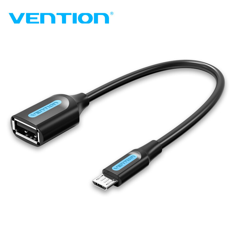 Cáp Vention Micro USB Sang OTG Đầu Nối Micro USB Đực Sang USB Cái, Bộ Chuyển Đổi Cáp OTG Bộ Chuyển Đổi Cáp Dữ Liệu OTG Micro USB 2.0 Cho Điện Thoại Android LG Samsung Vivo OPPO HuaWei XiaoMi