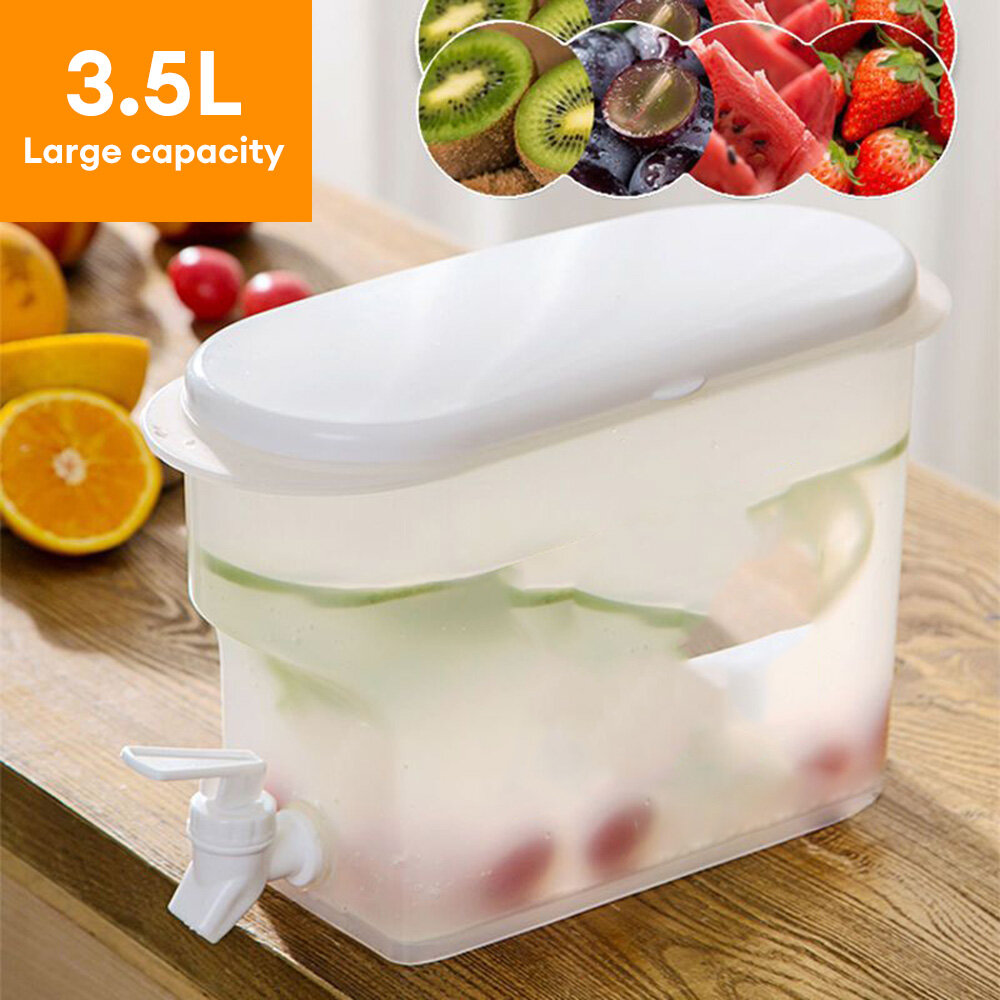 Tastour Vòi chai nước có capcity lớn 3,5L Bình Đựng ấm trà bình nước lạnh Bình Đựng Nước chanh tủ lạnh Bình đựng #20