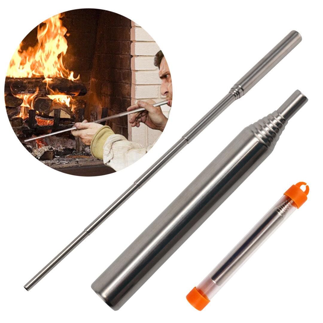 Mayitr Spitfire Pocket Bellows Đèn Lửa Trại Lửa Trại Lễ Hội Bushcraft Đi Bộ Đường Dài Cắm Trại