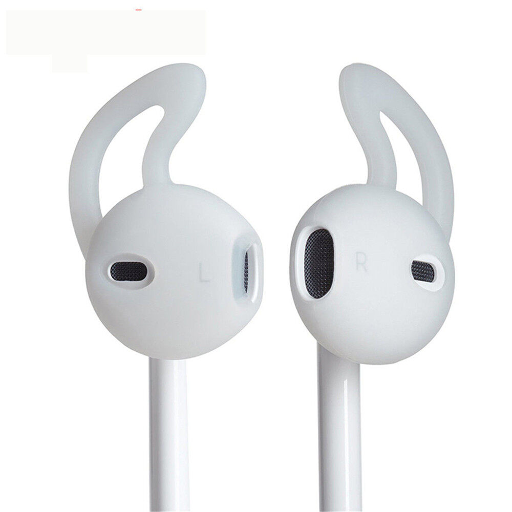 สีขาวสีดำที่อุดหูหูฟัง Hook Earbud