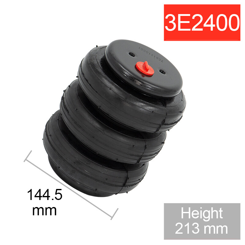 Phổ Quát Không Khí Đi Xe Suối Nước Treo 3E2400 Không Khí Cổng Duy Nhất 1/2 ''Npt Nhỏ Cao Su Hấp Thụ Sốc Túi Phù Hợp Cho Hầu Hết Xe Tải Xe Phụ Kiện