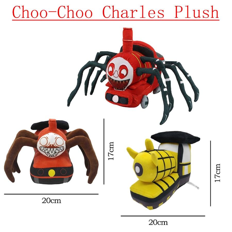 New Choo-Choo Charles Plush Toy Horror Game Figure Stuffed Doll Soft Spider Stuffed Animal Charles Train Plushie Gift for Kids