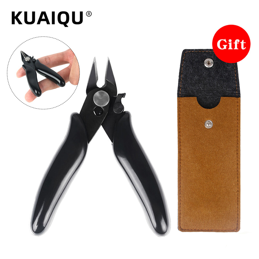 11.11 (Sẵn Sàng) Kìm Cắt Chéo Mini 3.5 ''Kìm Cắt Dây Điện Tử Dây Cách Điện Tay Cầm Cao Su Kìm Mô Hình Có Khóa