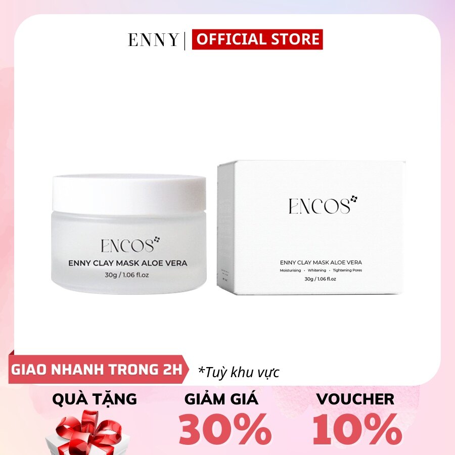 Mặt nạ đất sét enny clay mask aloe vera chính hãng