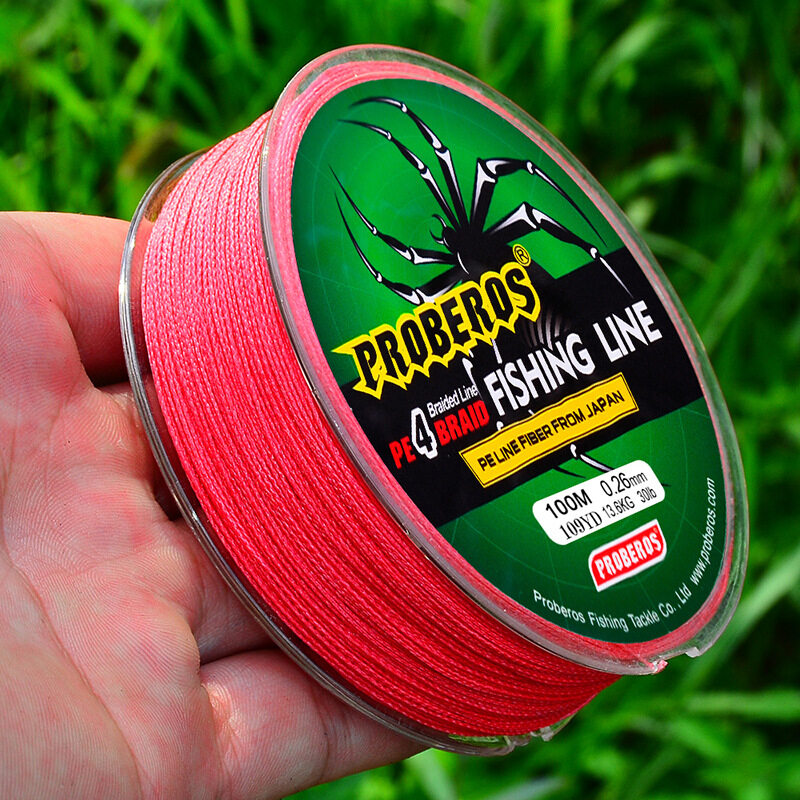 100M 4 Strands 6-100Lb New Pe Braided Fishing Wire Multifilament