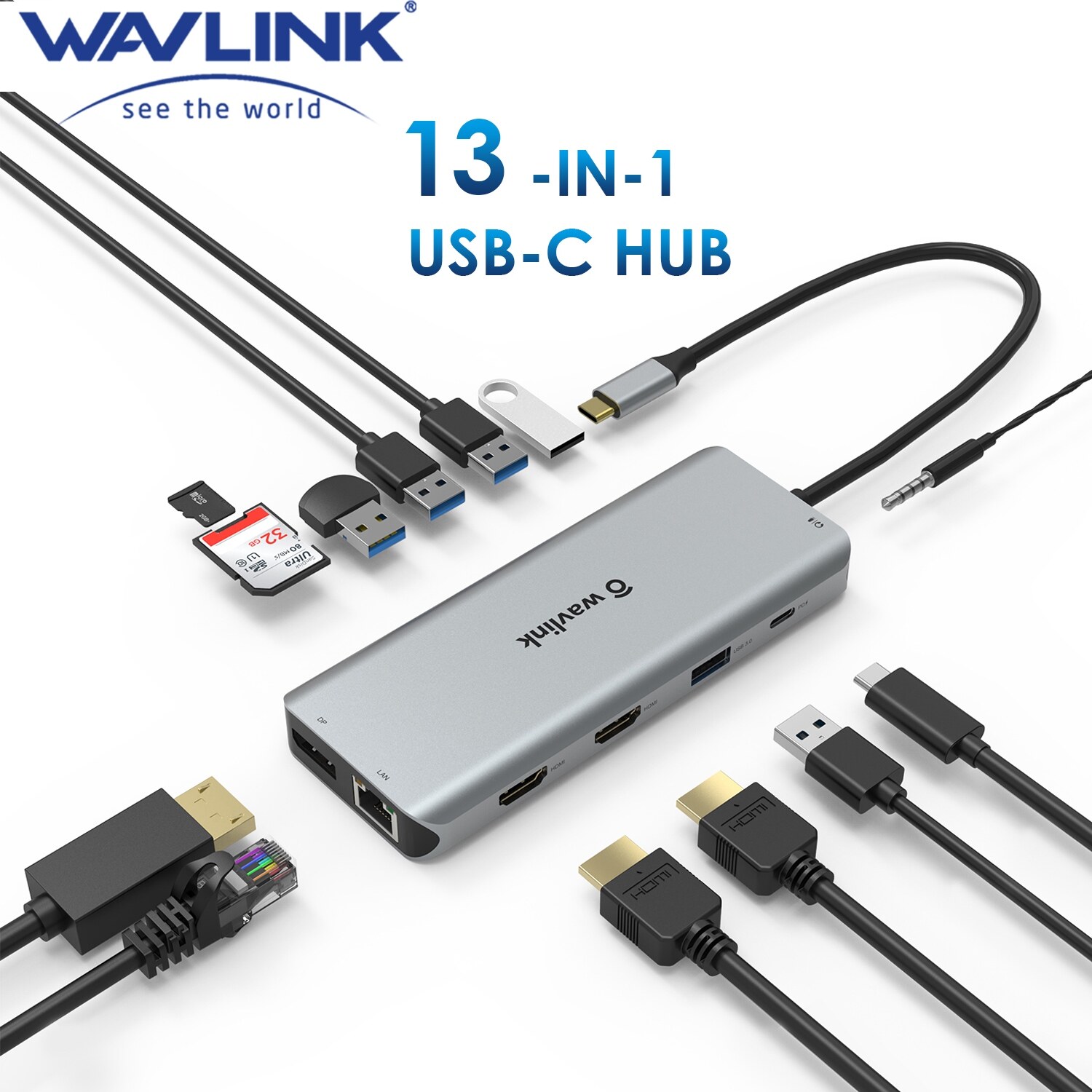 Wavlink USB 3.1 Type-C Hub To HDMI