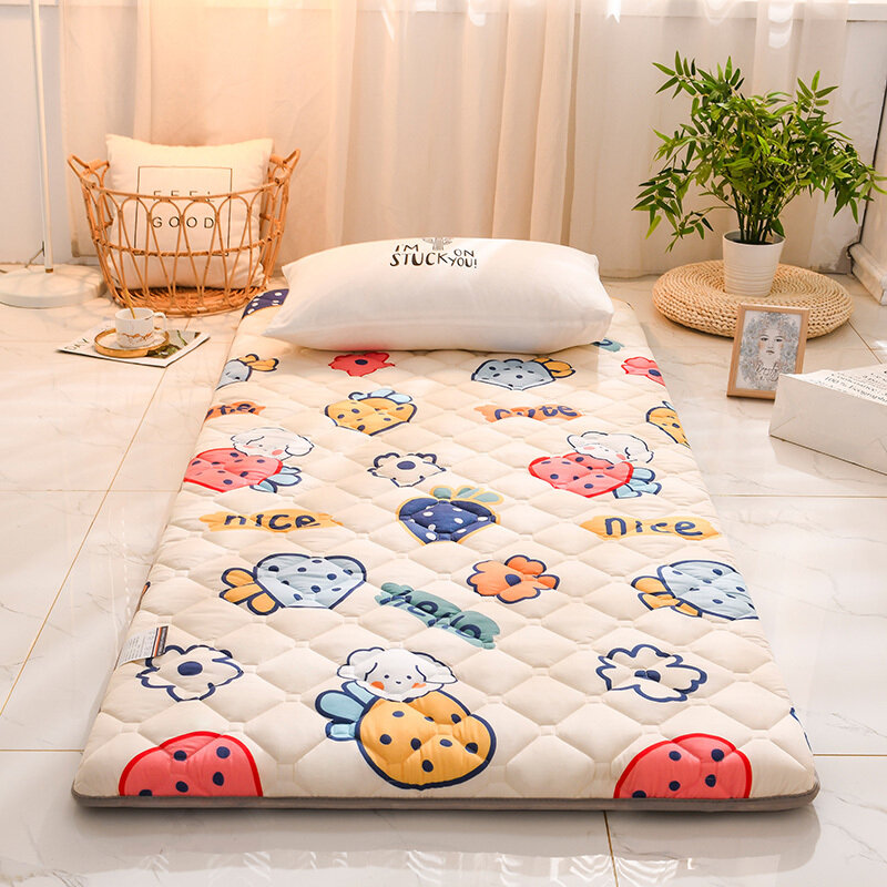 0.9/1.0/1.2/1.5M Có Thể Gập Lại Tatami Nệm Chất Lượng Cao Thảm Sàn Duy Nhất Đôi Không-TRƯỢT Ngủ Nệm Mềm Mại Thoải Mái Nệm