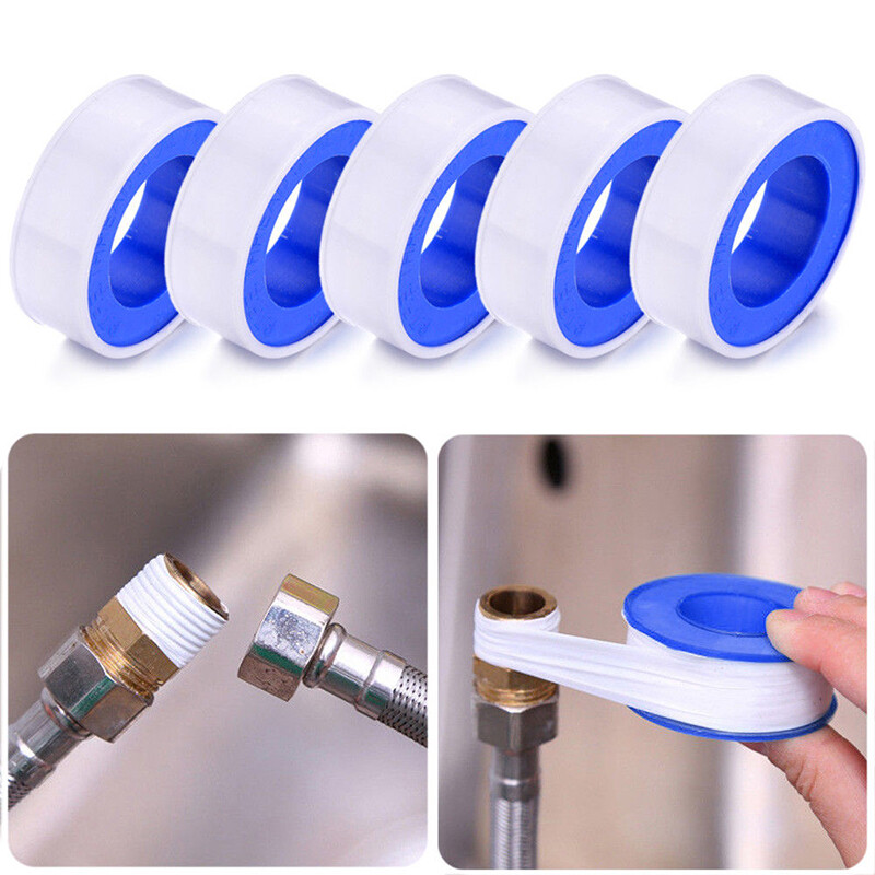 Srontt 5 Chiếc Cuộn Hệ Thống Nước Teflon Lắp Chủ Đề Băng Keo Niêm Phong PTFE Cho Ống Nước