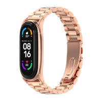 MIJOBS Metal Bands for Xiaomi Mi Band 9 10 8 7 6 5 Strap Miband 6 7 8 Bracelet Replacement Wristband Compatible With Xiaomi Mi Smart Band 8 9 Mi Fit  Adjustable Stainless Steel for Women Men