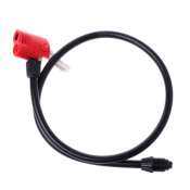 Portable Bike Tire Inflator with Replacement Hose Accessories