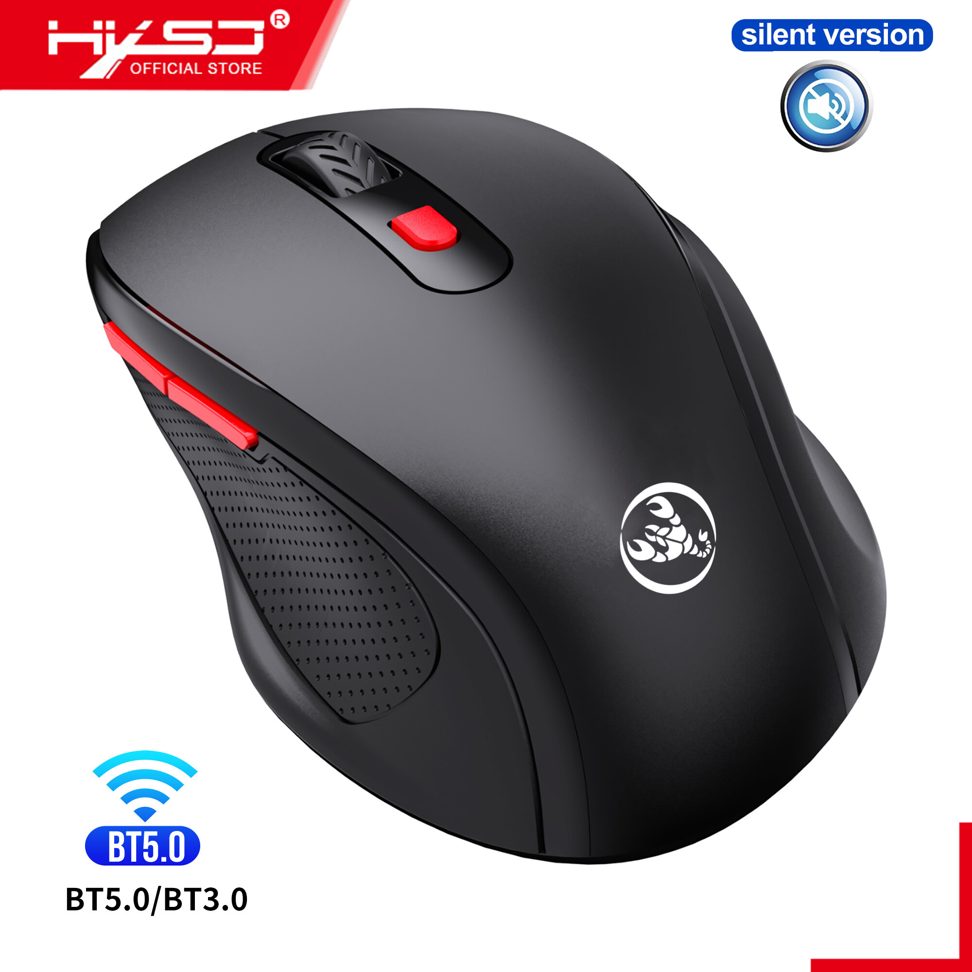 Chuột không dây hxsj t67 bluetooth 3.0 hoặc 5.0