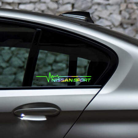 Nissan M Performance Reflective Window Decals - 2 Pcs