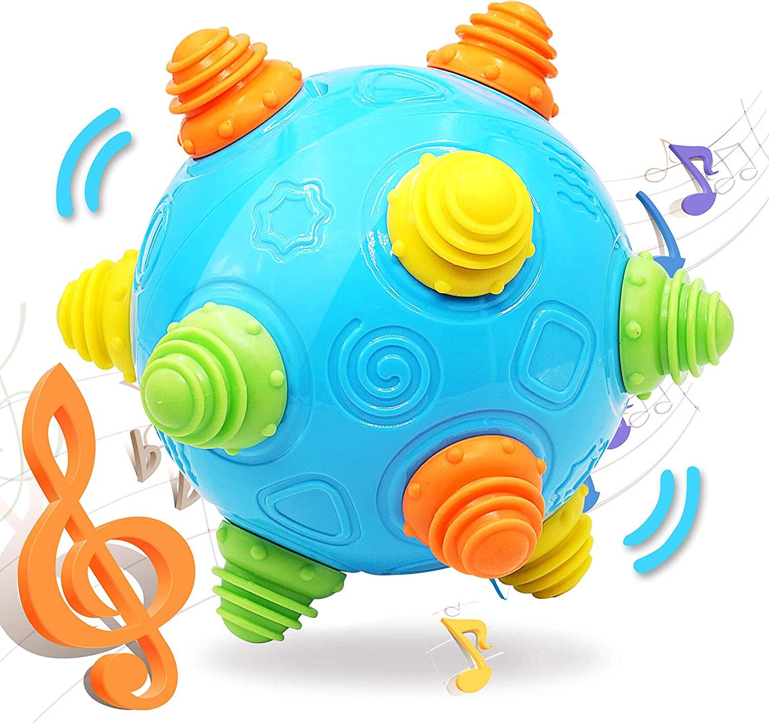Bé Âm Nhạc Lắc Nhảy Múa Đồ chơi quả bóng Bumble Bóng Cho Trẻ Sơ Sinh