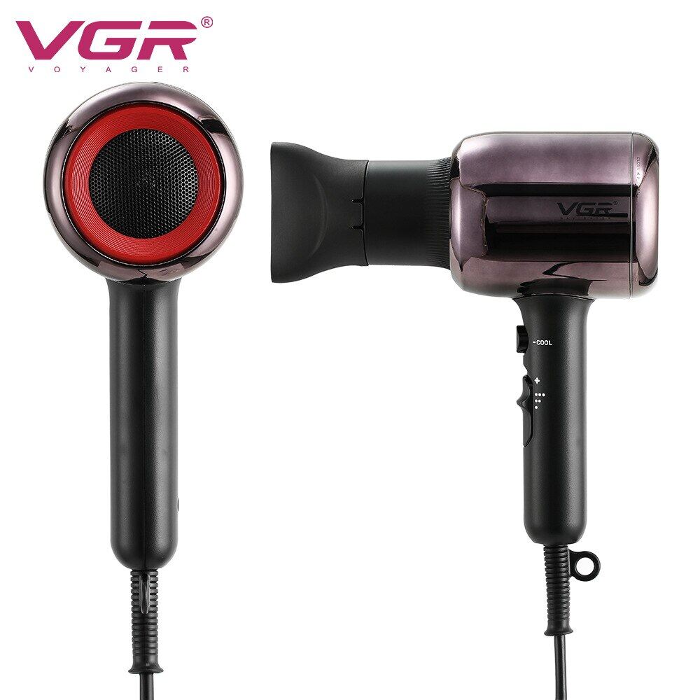 Máy sấy tóc gia đình mới vgr, máy sấy tóc nóng lạnh ion âm chuyên nghiệp chăm sóc cá nhân nhiệt độ không đổi