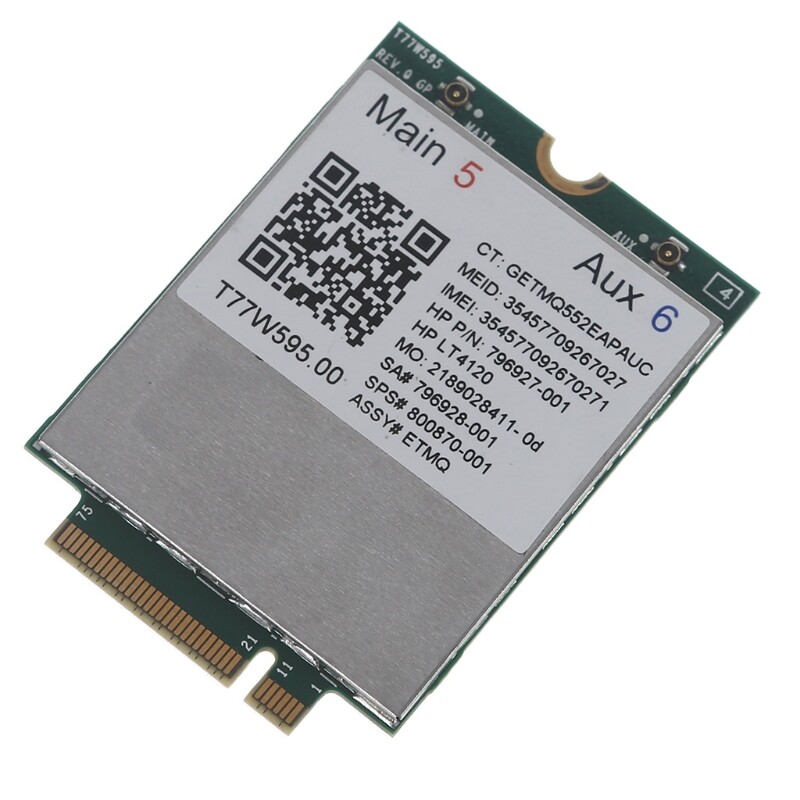 4G Module for Hp- Notebook LT4210 Lte WWAN Card T77W595 for M.2 Card for