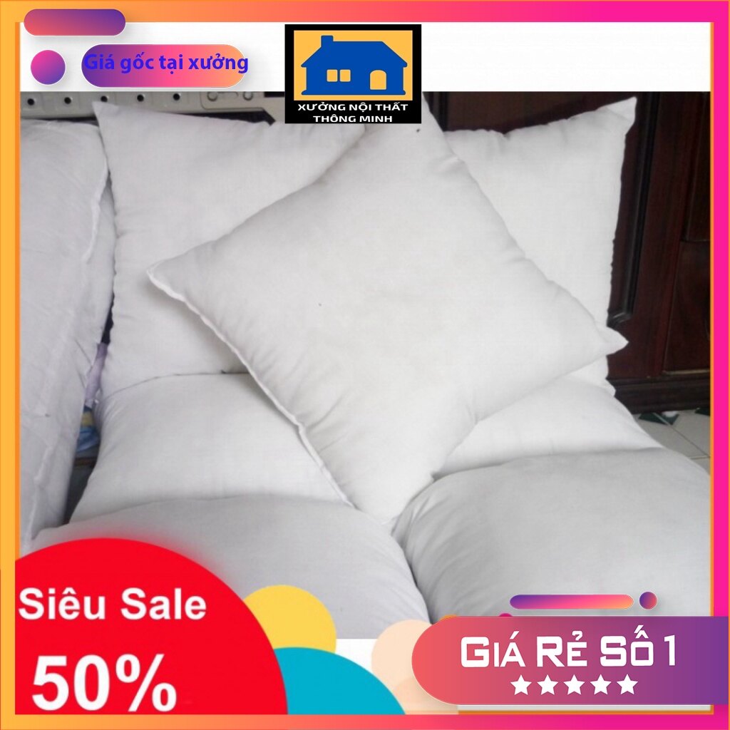 Ruột Gối Vuông Tựa Lưng 45X45 (Giá Tận Xưởng) Sale 2/9 Đến 9/9/2019