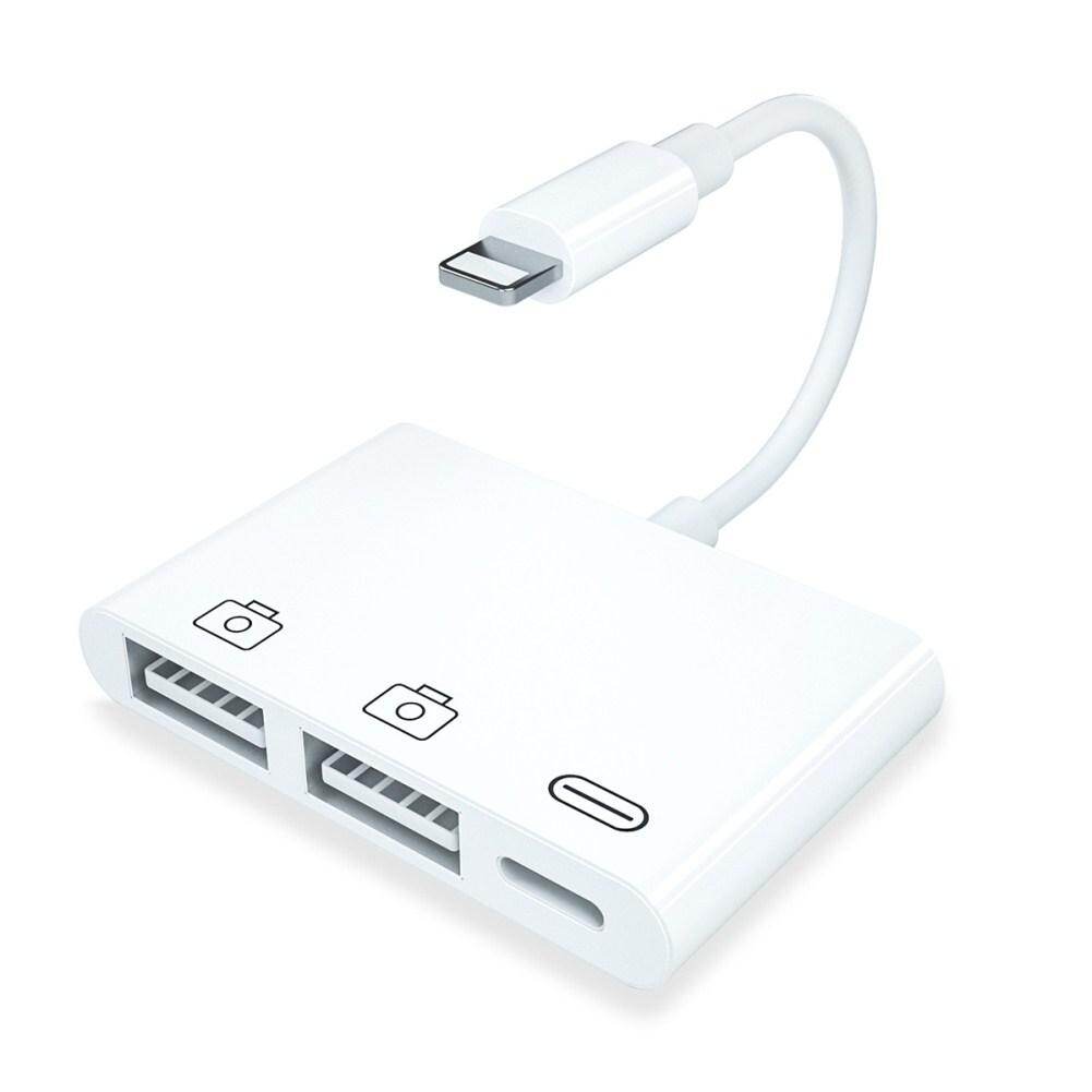 Đầu đọc thẻ 3 trong 1 cho iphone, cổng lightning otg