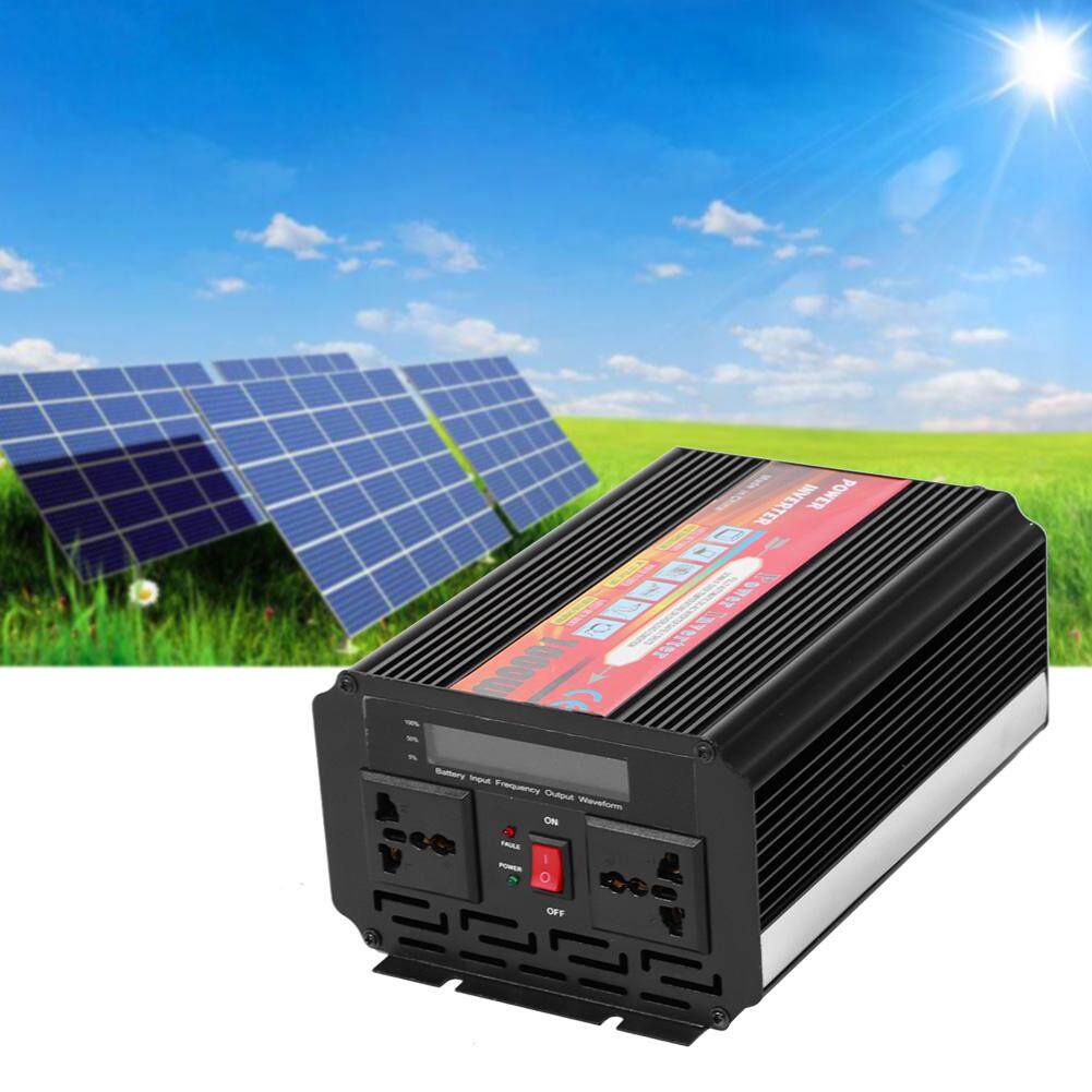 12 V to 220 V 1000 W อินเวอร์เตอร์แบบพกพาพลังงานแสงอาทิตย์เครื่องแปลงไฟสำหรับ Home TRAVEL