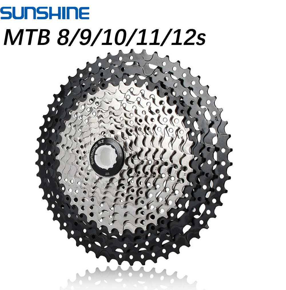 Sunshine líp xe đạp leo núi 8 9 10 11 12 bánh đà tốc độ 36t 40t 42t 46t 50t 52t líp xe đạp leo núi bánh xích 11s cho shimano hg