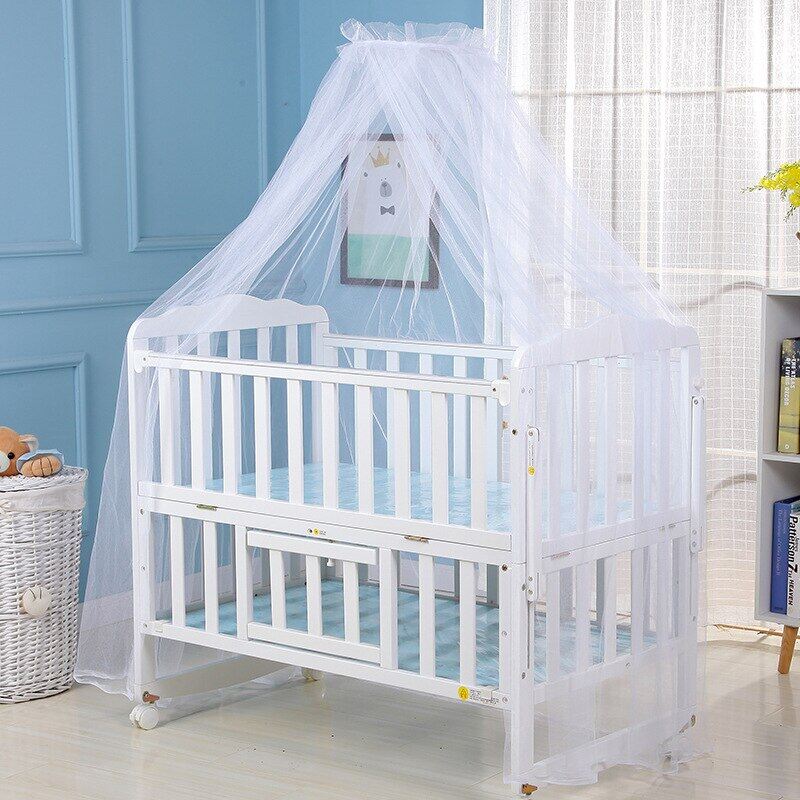 Màn chống muỗi cho bé mùa hè Giường cũi trẻ em Màn chống muỗi cho giường ngủ màn chống muỗi màn Cũi lưới có màn che cho trẻ sơ sinh tán tròn