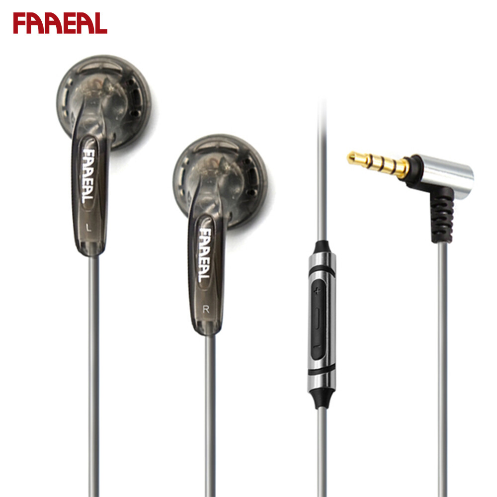 FAAEAL Tai Nghe Hifi Iris Tai Nghe 32 Ohms Phiên Bản Kỷ Niệm Tai Nghe Nhạc Pop Vỏ Trong Suốt Tai Nghe Siêu Trầm Động Cho Điện Thoại Thông Minh Xiaomi/Huawei/Iphone Không Có/Có Mic Tai Nghe Nhét Tai Có Dây