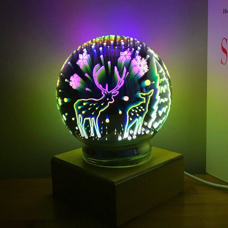 Đèn Ngủ Led mới lạ Đèn bàn 3D lãng mạn Đèn bàn tâm trạng ánh sáng ban đêm
