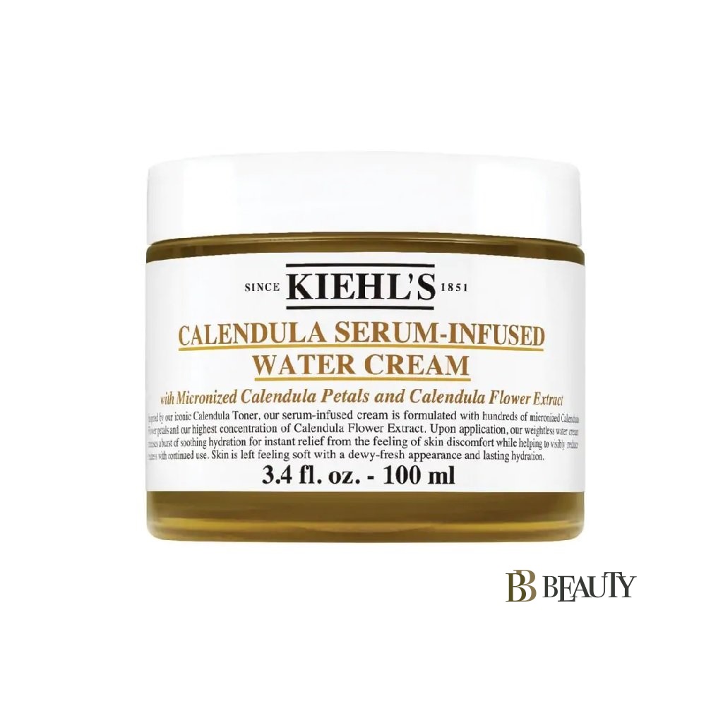 เซรั่มบำรุงผิวหน้า เอสเซนส์สูตรเข้มข้น Kiehl's Calendula Serum-Infused Water Cream 100 มล