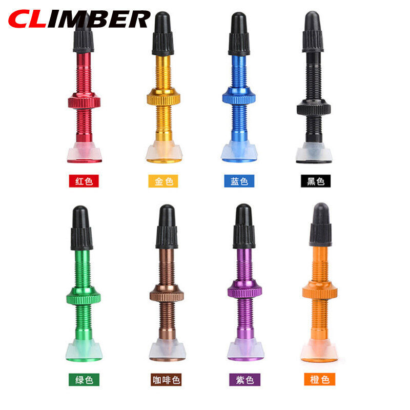Climber thân van không săm cho lốp xe đạp leo núi bộ chuyển đổi van kiểu pháp nắp lõi van xe đạp