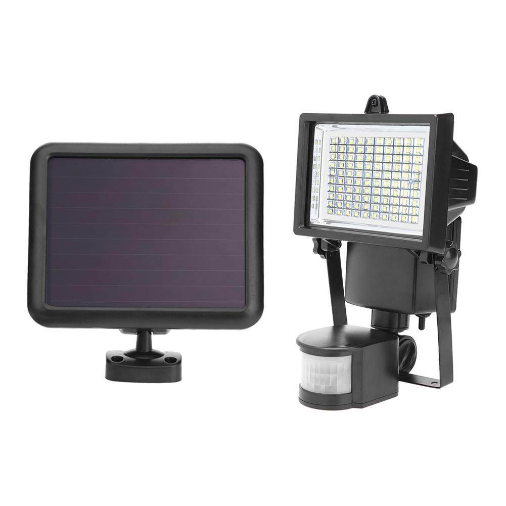 100LED ไฟแสงอาทิตย์ Human Body Motion โคมไฟอินดักชั่น Floodlight Spotlight