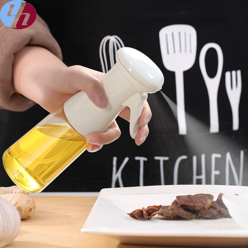 Bình xịt dầu trong suốt 210ml bình xịt dầu ô liu bình xịt dầu ô liu cho nhà bếp nấu ăn bbq salad bình xịt dầu, bình xịt dầu ô liu, bình xịt dầu bằng nhựa, bình xịt giấm, bình xịt dầu
