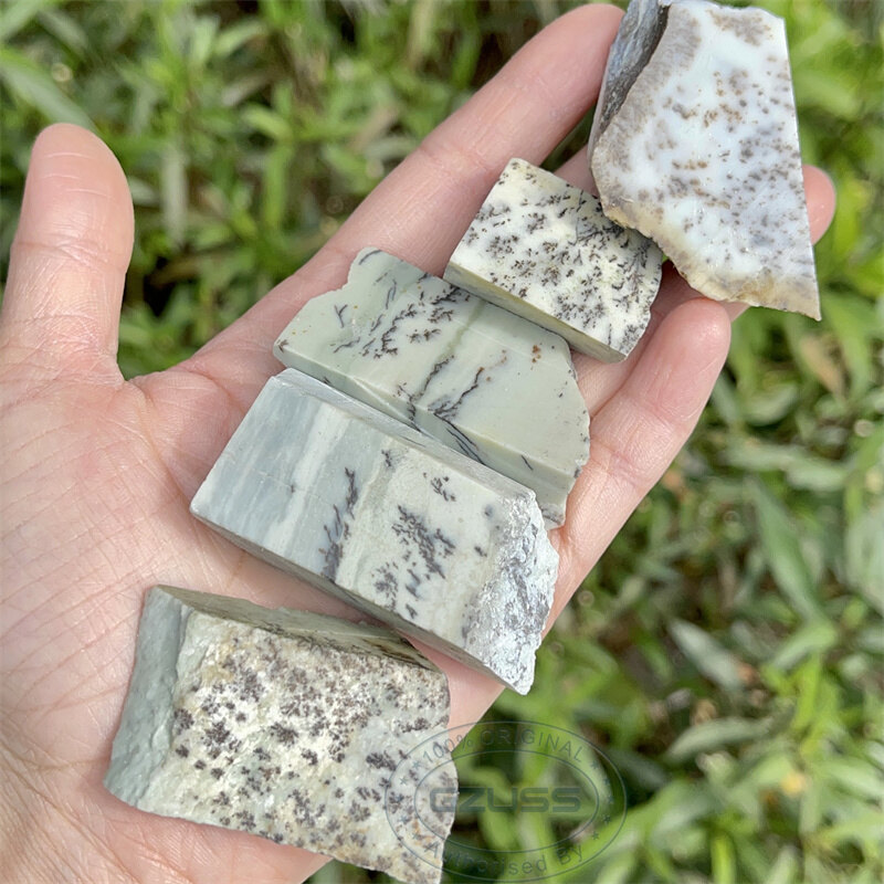 Raw Dendritic Agate Stone - Raw Dendritic opal Stone - Merlinite - healing crystals and stones - Dendrite Agate - Dendritic Quartz Crystal