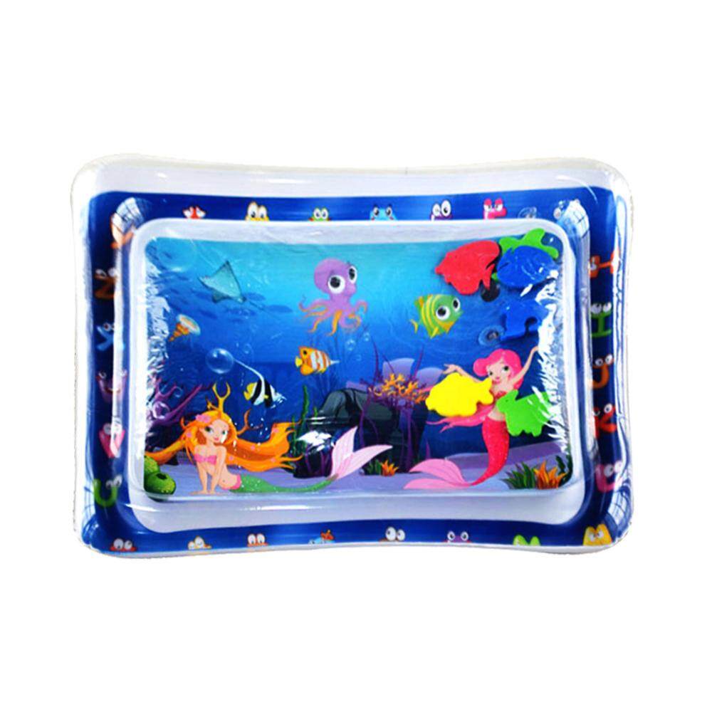 Inflatable Baby Water Mat PVC Animal Water Mat Double Edge Inflatable