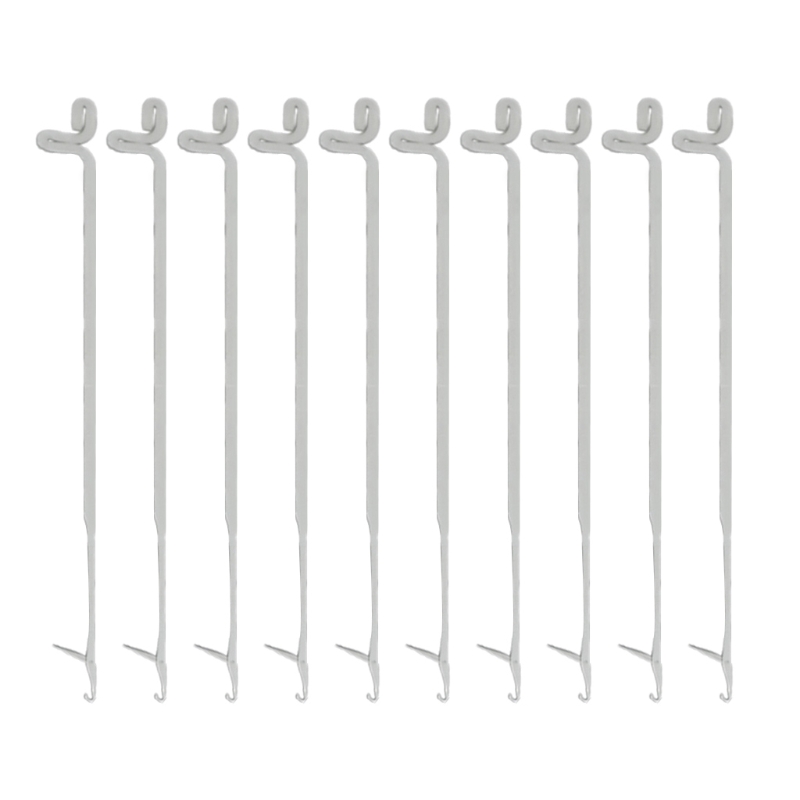 10 chiếc dụng cụ xâu chuỗi kim đan móc dụng cụ xâu chuỗi tự làm trang sức 80mm